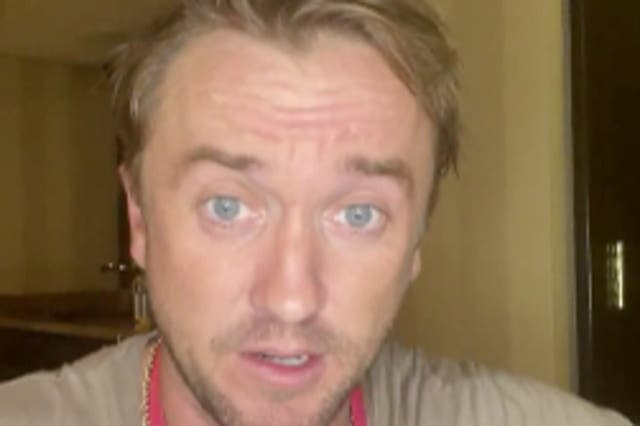 <p>Tom Felton shared a health update to concerned fans</p>