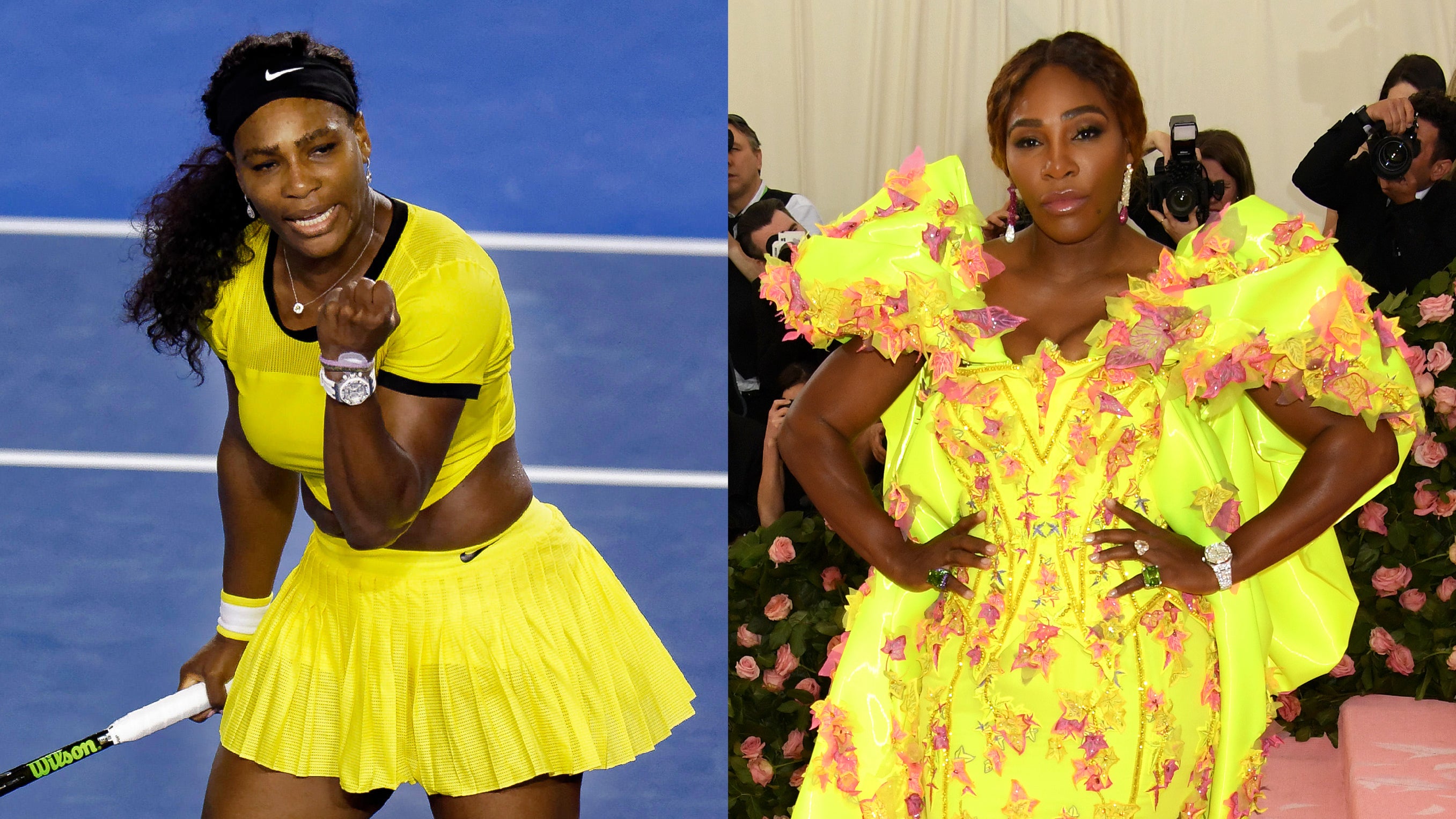 Serena Williams is a style star on and off the court (Alamy/Jennifer Graylock/PA)