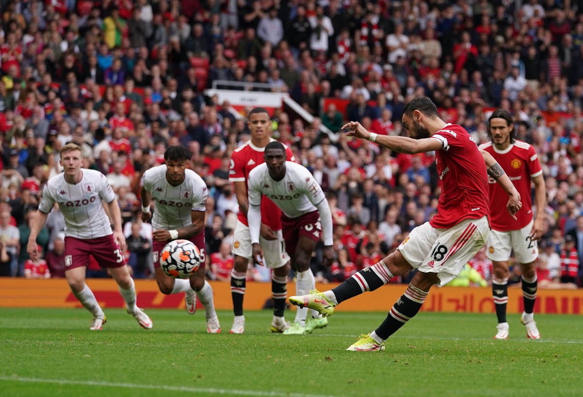 Bruno Fernandes will not shy away from penalty duty despite miss against Villa