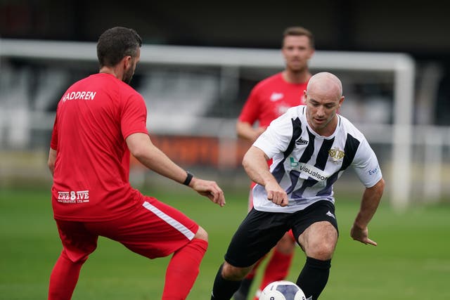 Heading was outlawed at a special charity match in Spennymoor (Mike Egerton/PA)