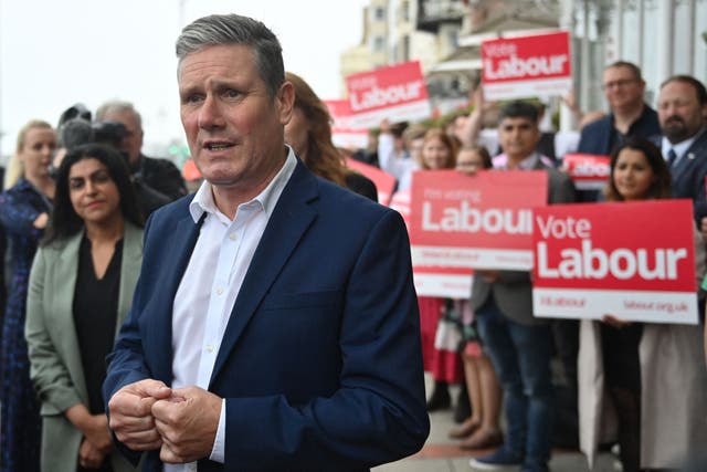 <p>Keir Starmer in Brighton for the Labour Party conference </p>