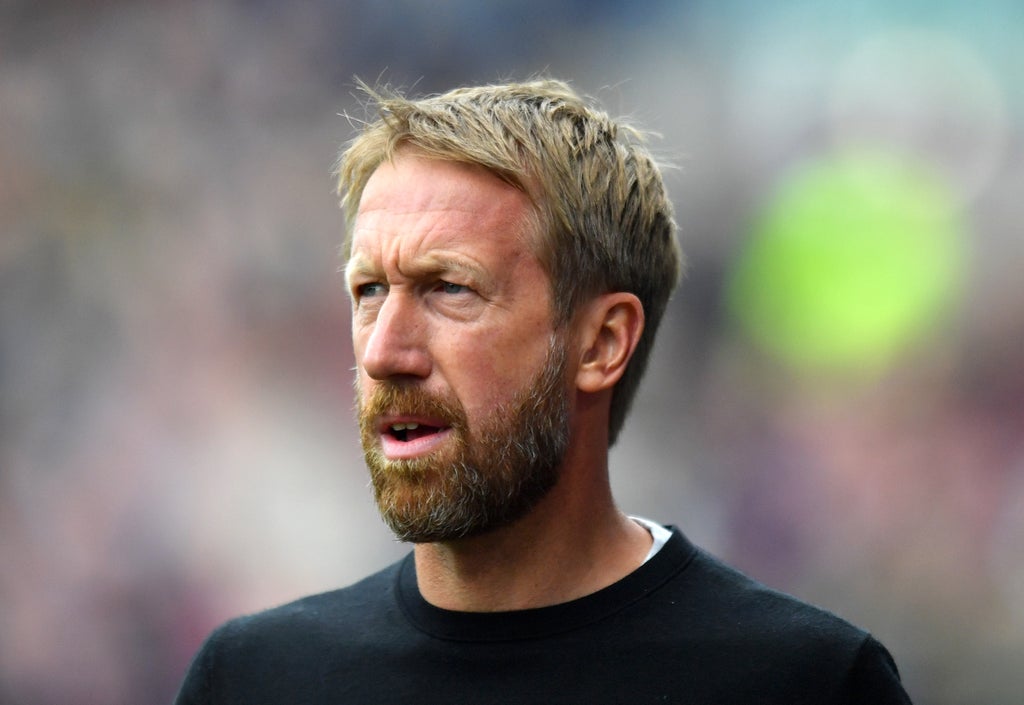 Graham Potter talks up Patrick Vieira ahead of Brighton’s game with Palace