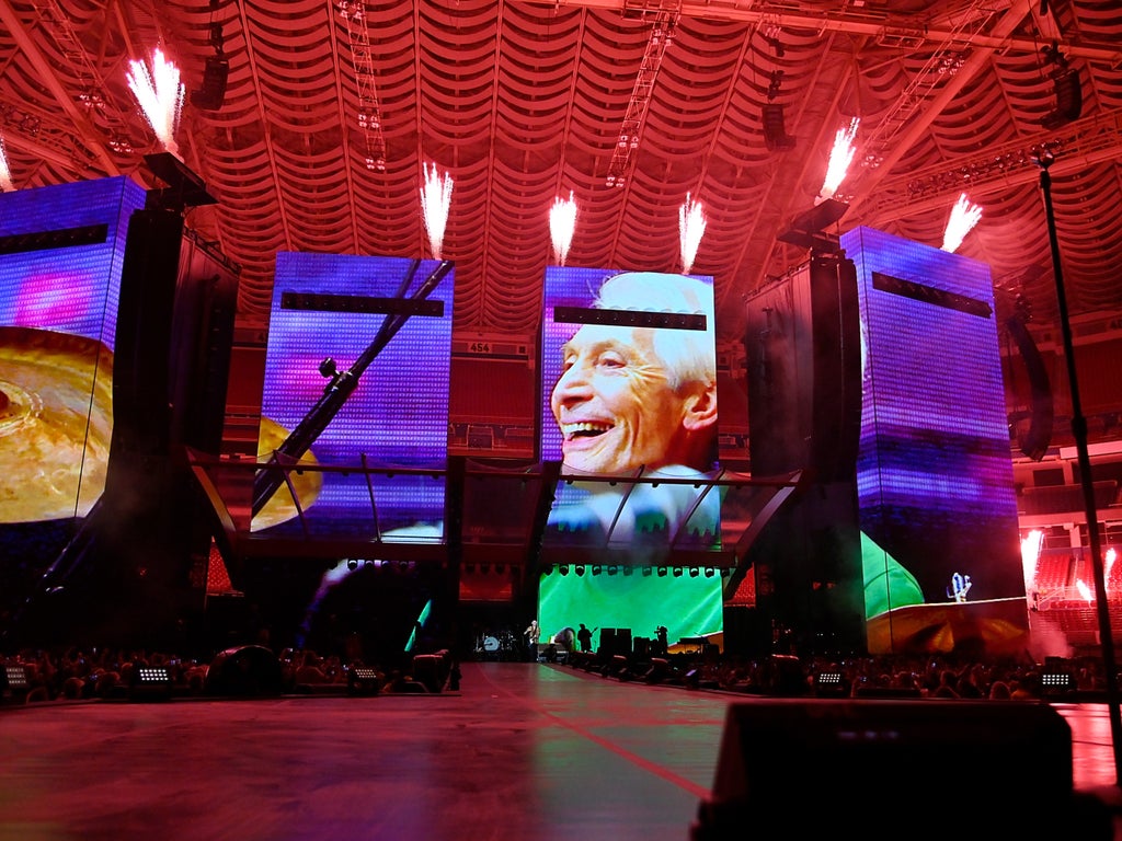 Rolling Stones honour Charlie Watts’ memory at opening show of first tour without drummer