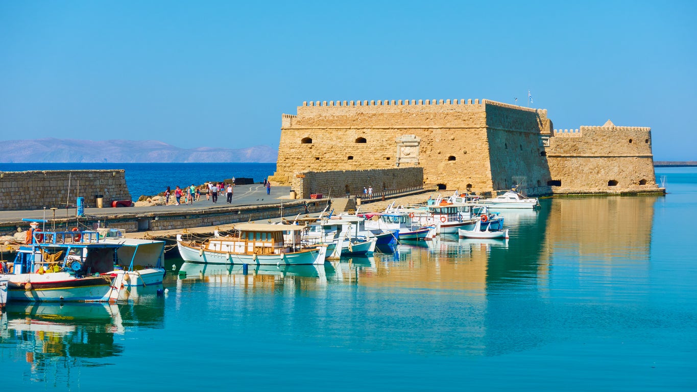 Old Venetian fortress in Heraklion, Crete