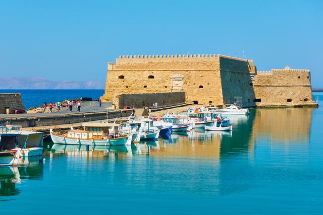 <p>Old Venetian fortress in Heraklion, Crete</p>