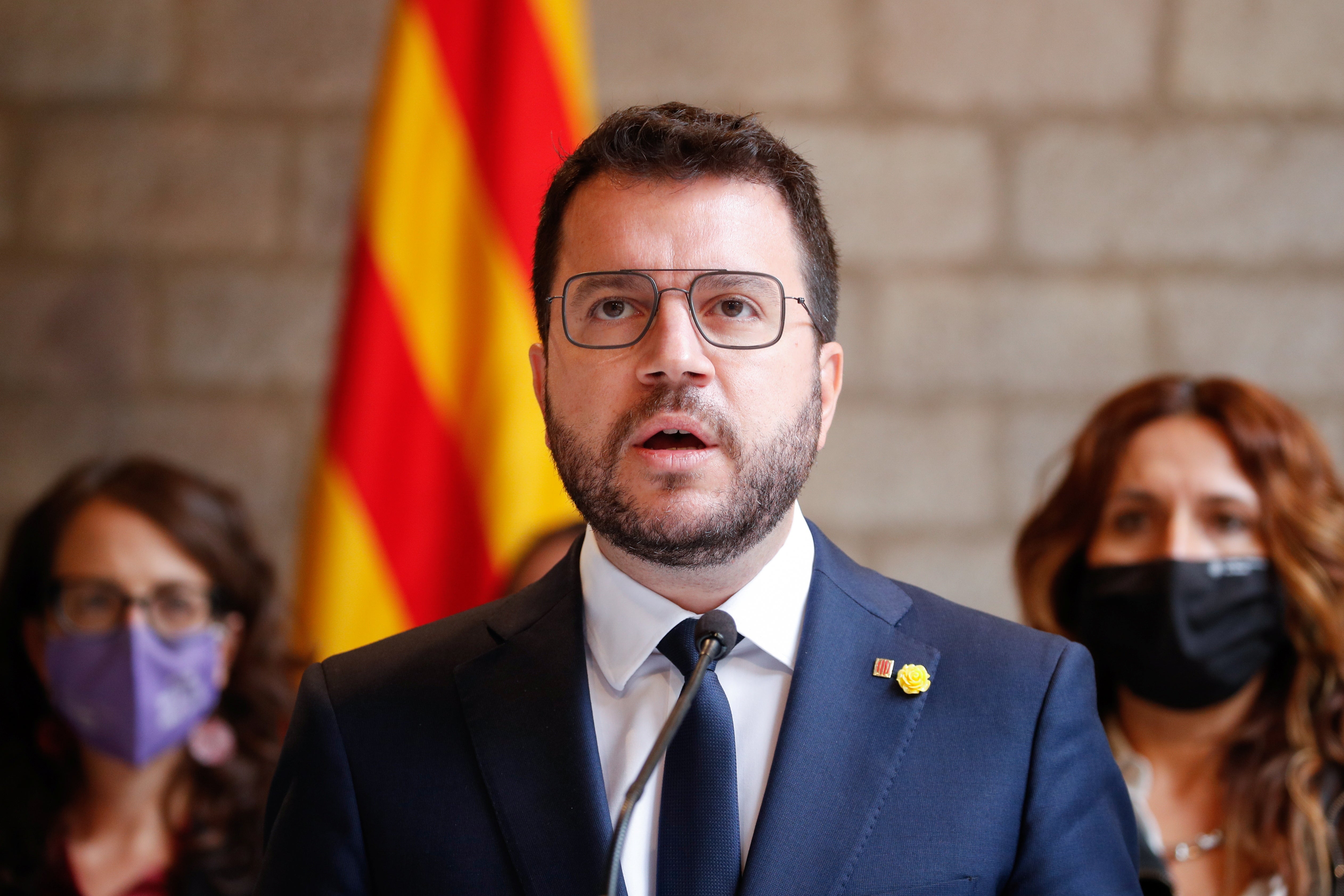 Catalonia’s regional President Pere Aragones