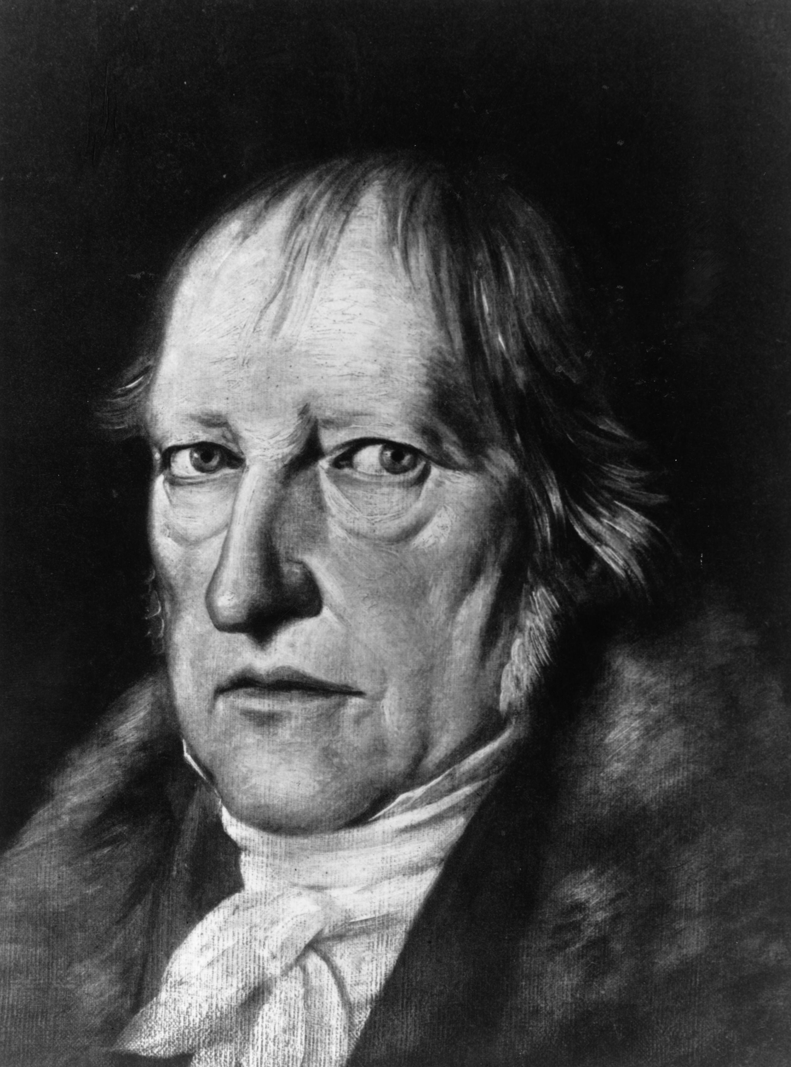 A portrait of Hegel circa 1820