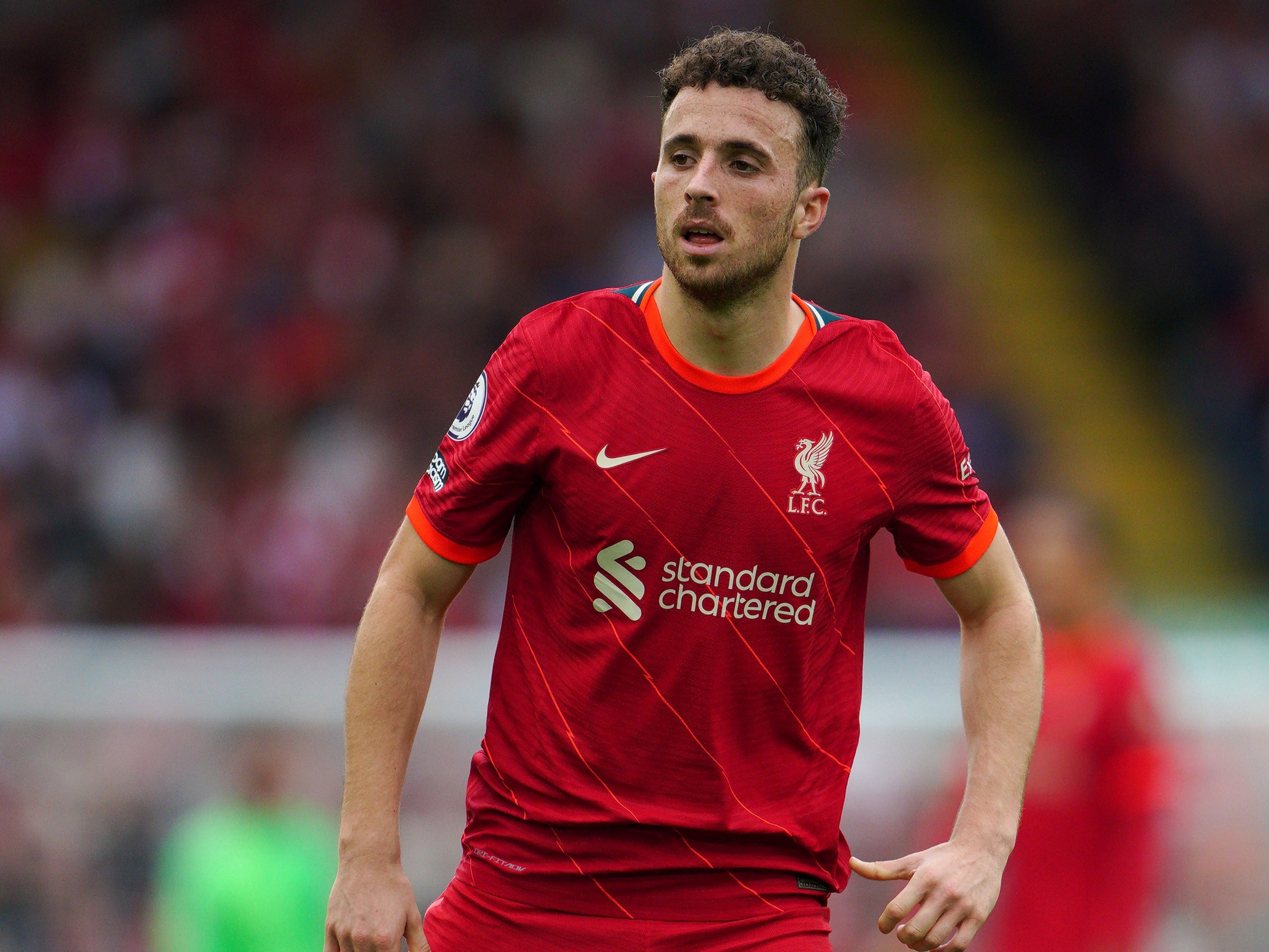 Liverpool forward Diogo Jota did not arrive at Anfield intent on splitting up their famed front three (Peter Byrne/PA)