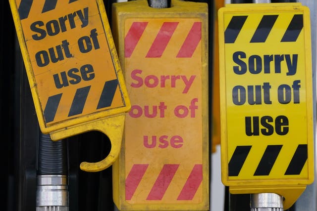 Fuel shortages have led to the postponement of several non-league matches (Andrew Milligan/PA)