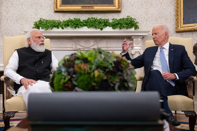 <p>File image: India has been a long-term partner for the US in South Asia, however, the position of the two countries on the Ukraine crisis remains at odds </p>
