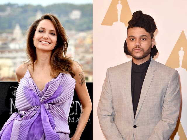 Los fanáticos reaccionan a los informes de que Angelina Jolie y The Weeknd están saliendo