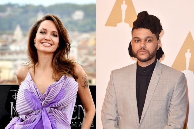 Los fanáticos reaccionan a los informes de que Angelina Jolie y The Weeknd están saliendo