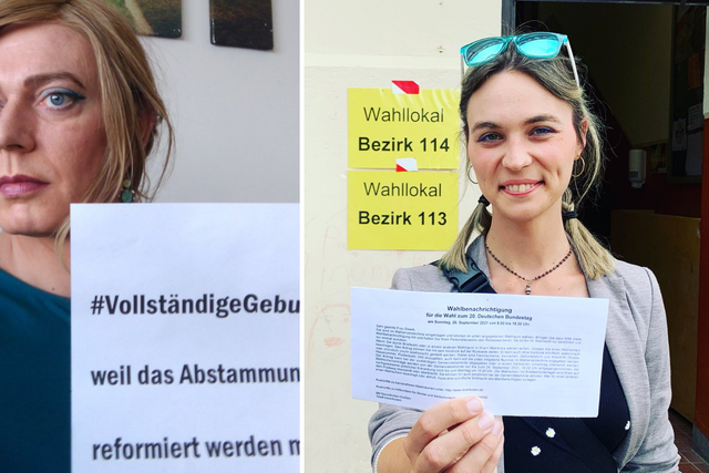 <p>Tessa Ganserer (L) and  Nyke Slawik (R) also helped push their Green party’s vote share</p>