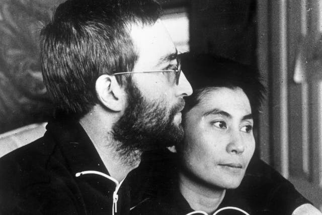 <p>Lennon and Ono in 1970</p>