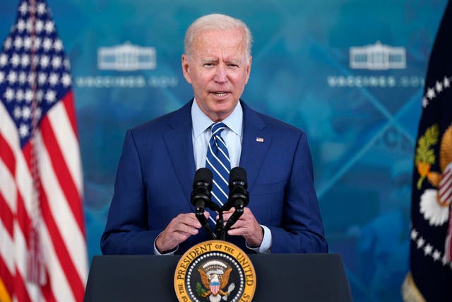 <p>President Joe Biden at the White House on 27 September</p>