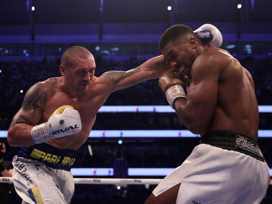 Usyk comfortably beat Joshua in London on Saturday night