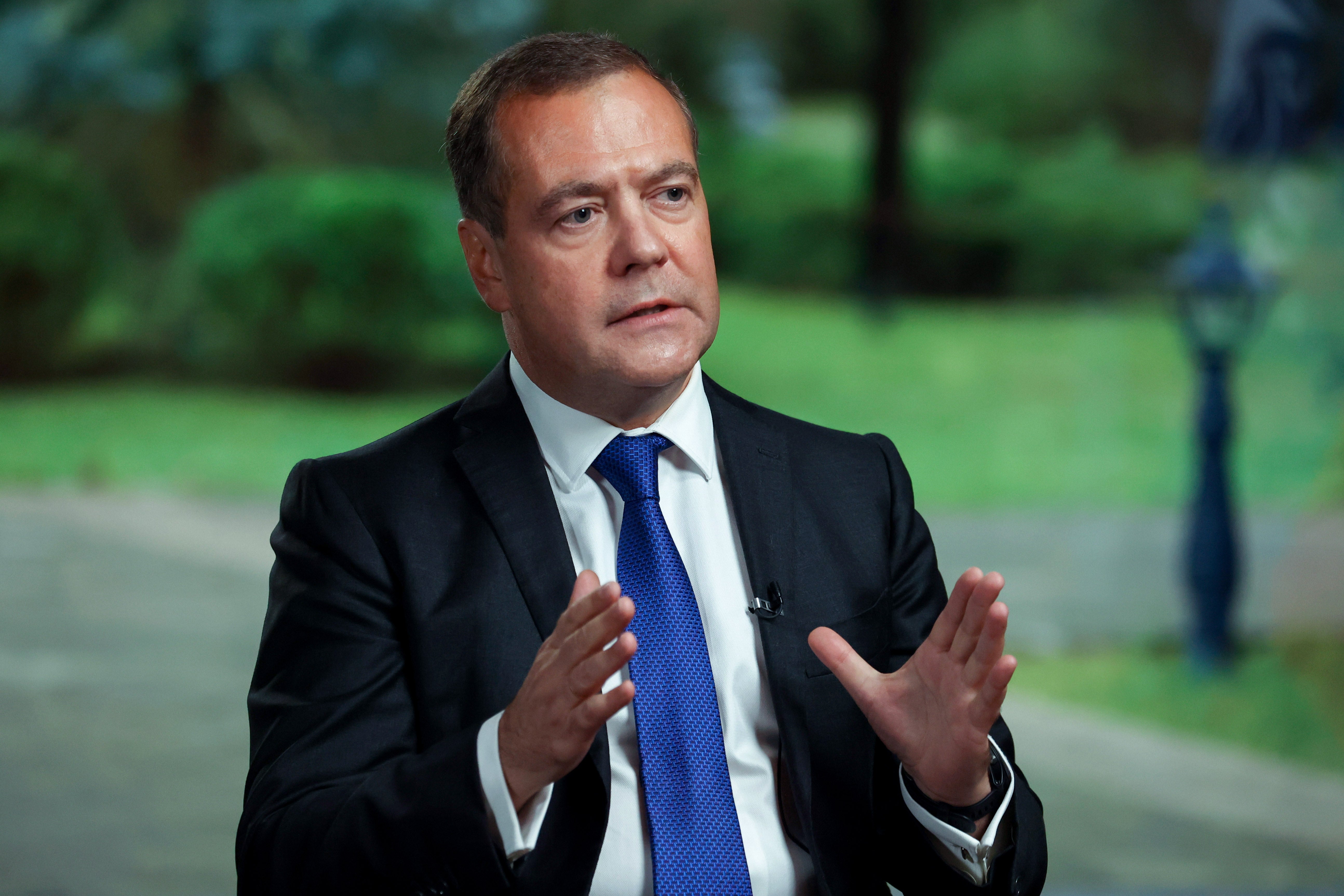 Russian Security Council deputy chief Medvedev accused Twitter, among others, of meddling