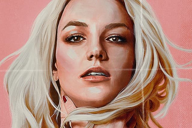 <p>Britney Spears in the poster artwork for Netflix’s ‘Britney vs Spears’</p>