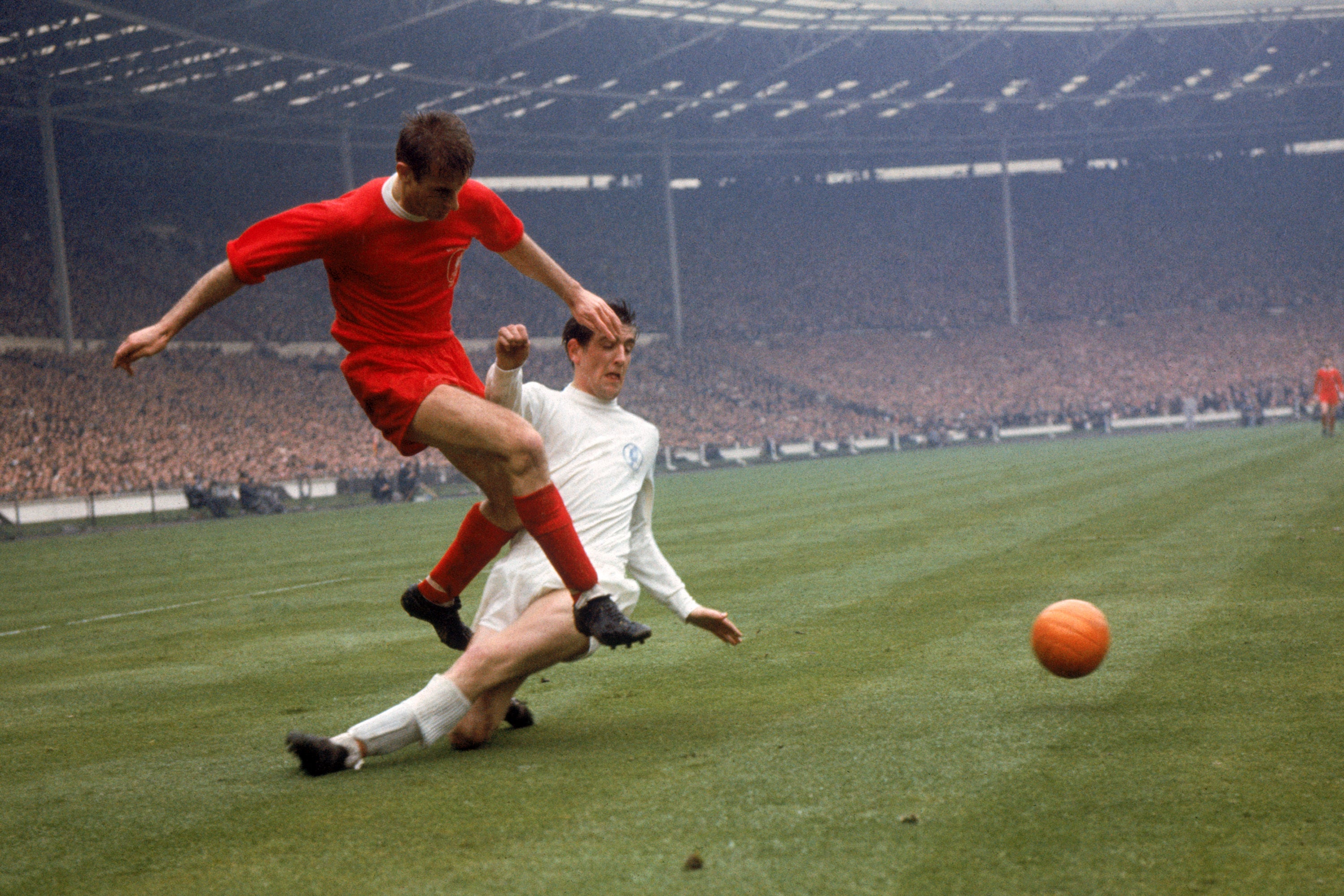 Roger Hunt is second on Liverpool’s all-time goalscoring list, his tally of 285 including the opener in the 1965 FA Cup final win against Leeds