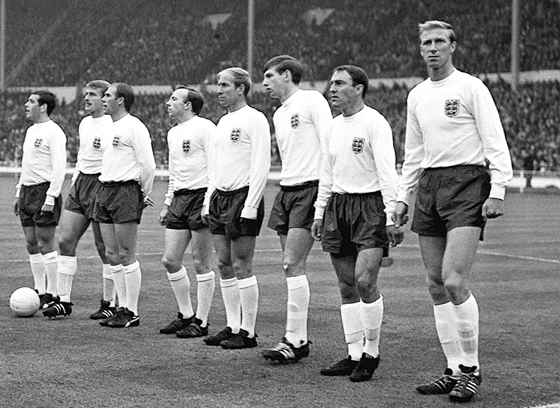 Hunt, second from left, played a key role for England at the 1966 World Cup (PA Archive)