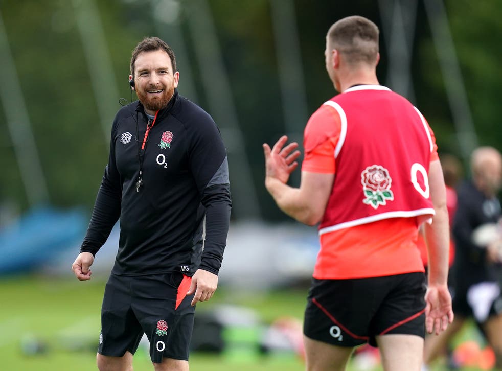 England attack coach Martin Gleeson got to work his the players for the first time at The Lensbury this week (Andrew Matthews/PA)