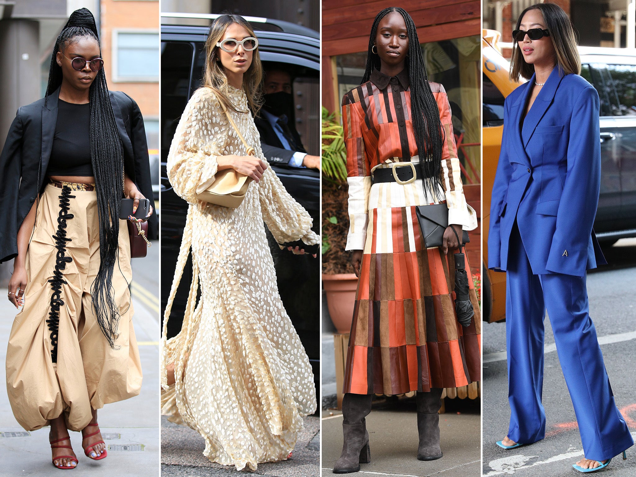 Vibrant colours, maximalist tailoring and bold prints: The biggest street  style trends at fashion week