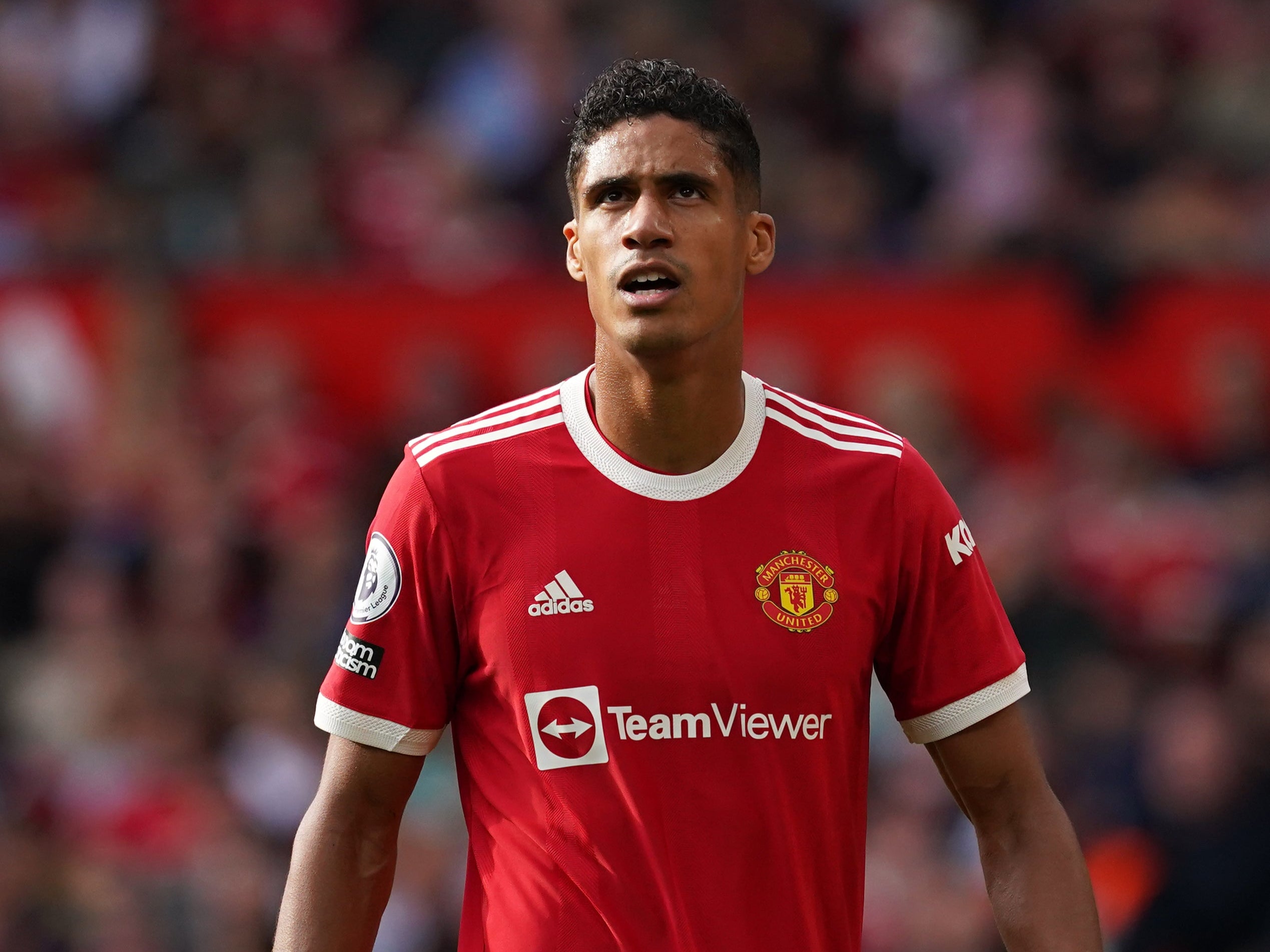 Raphael Varane moved to Old Trafford in the summer (Martin Rickett/PA)