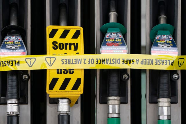 <p>The UK has been grappling with fuel shortages</p>