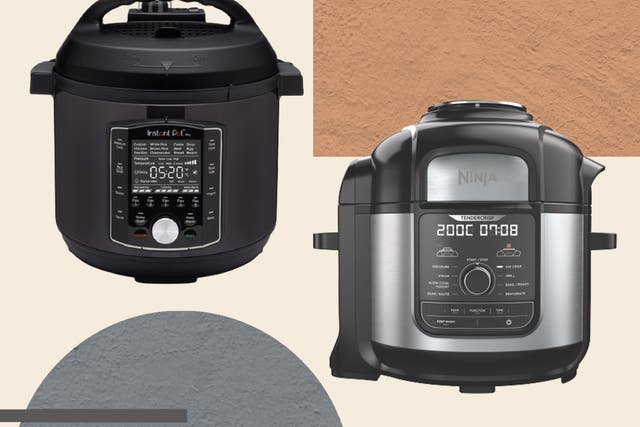 <p>These devices are designed to switch from pressure cooking to slow cooking at the touch of a button</p>