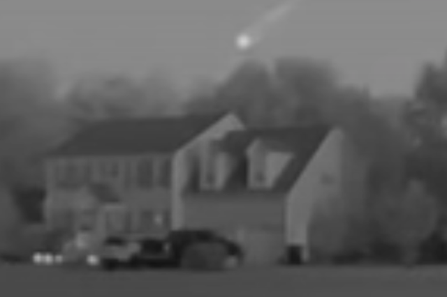 <p>A ‘fireball’ meteor was spotted burning through the sky in North Carolina</p>