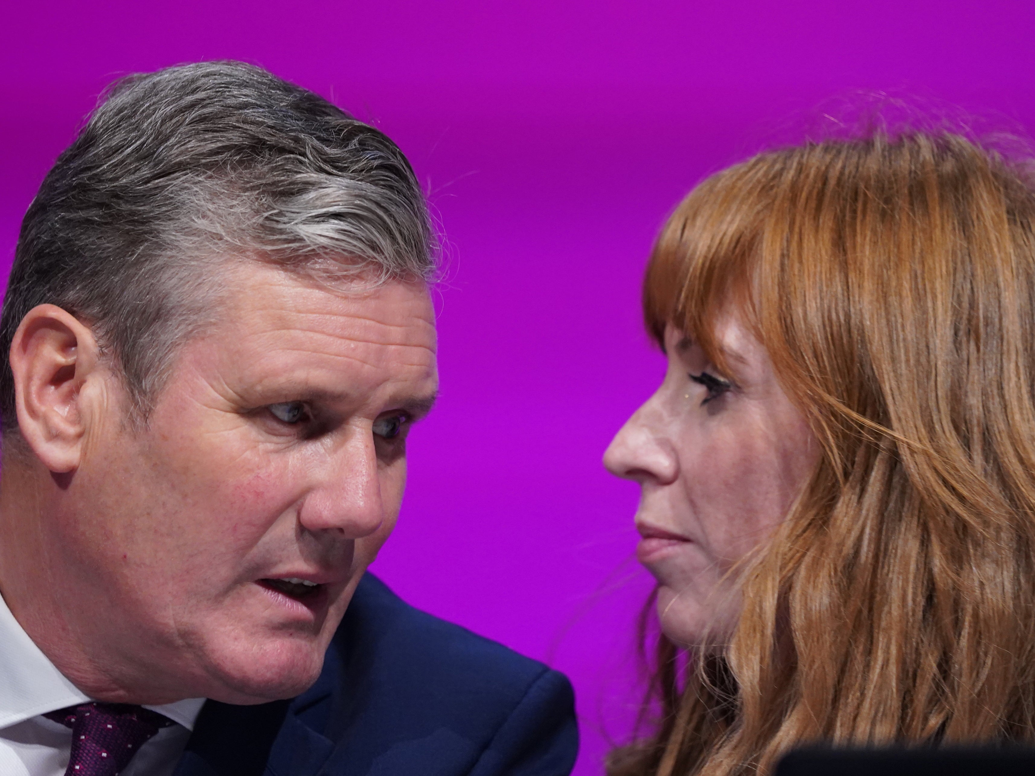 Labour leader Sir Keir Starmer and deputy leader Angela Rayner