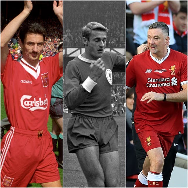 Ian Rush (left), Roger Hunt (centre) and John Aldridge (John Giles/PA Archive/Peter Byrne/PA)