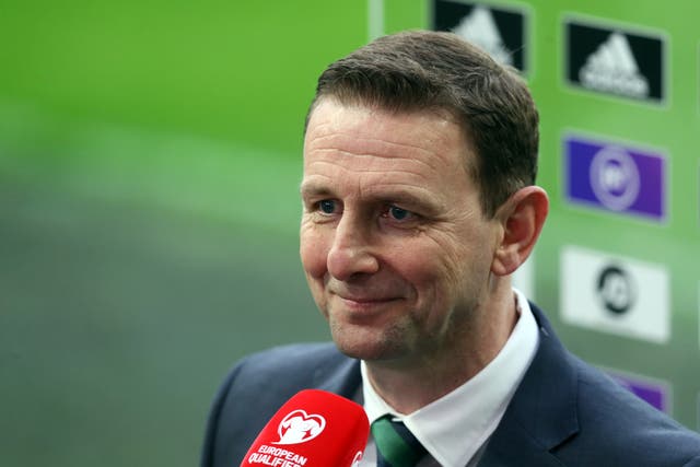 Ian Baraclough wants to stay as Northern Ireland boss beyond the World Cup qualifying campaign (Brian Lawless/PA)