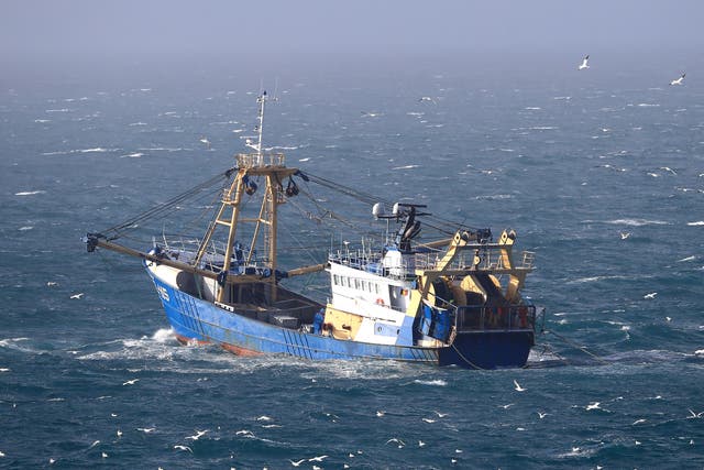 <p>A fishing boat rescued the kayaker (file photo - Gareth Fuller/PA)</p>