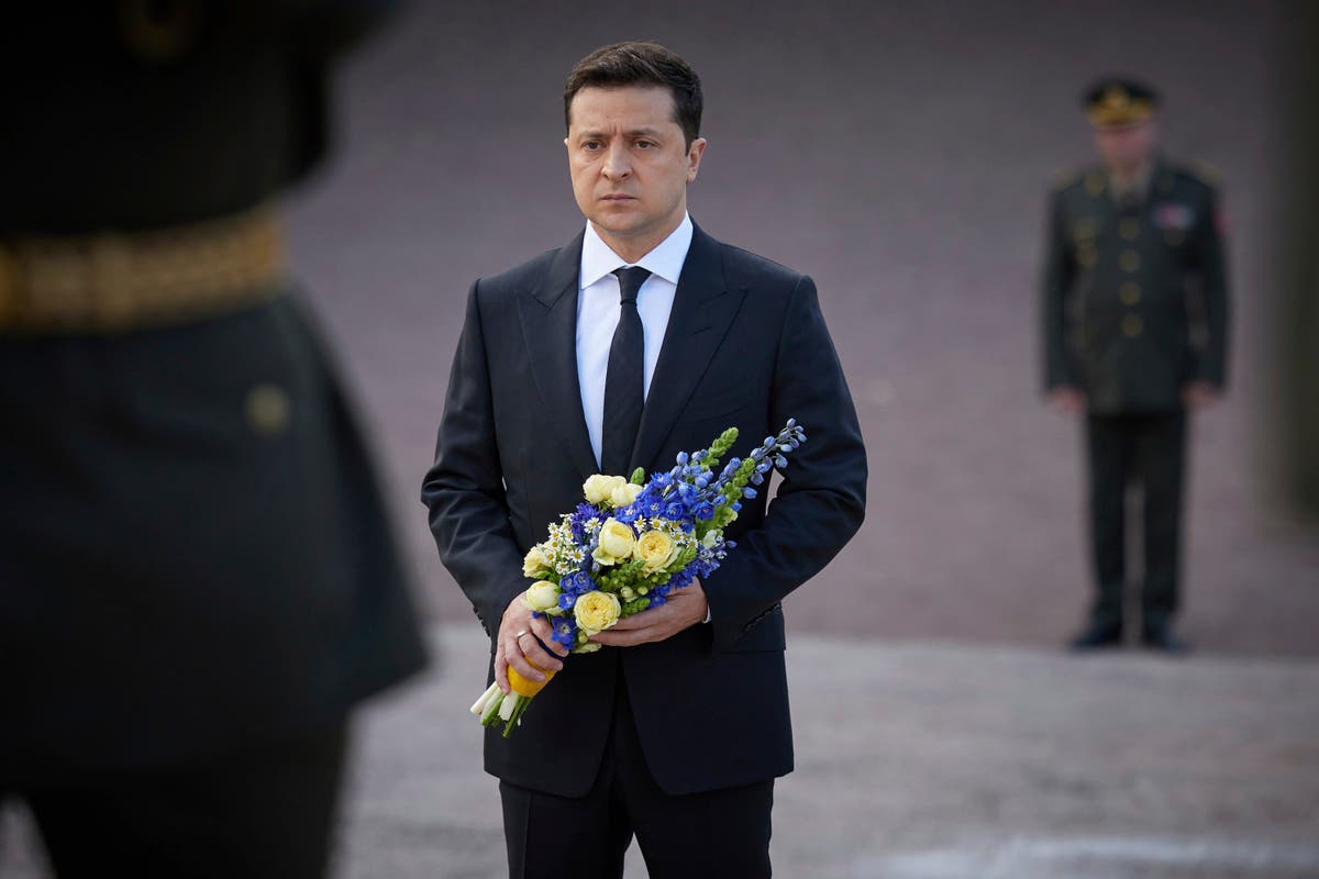 Lawmakers pledge support for Ukraine defence in videoconference with Ukrainian president Lawmakers pledge support for Ukraine defence in videoconference with Ukrainian president