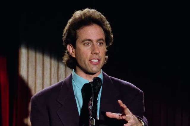 <p>Stand-up and be counted: Jerry Seinfeld as himself in the hit TV sitcom ‘Seinfeld’</p>