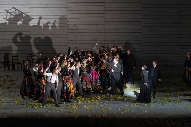 <p>A scene from the Royal Opera House’s production of Jenufa</p>