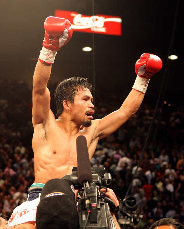 Manny Pacquiao has announced his retirement from boxing (Dave Thompson/PA)