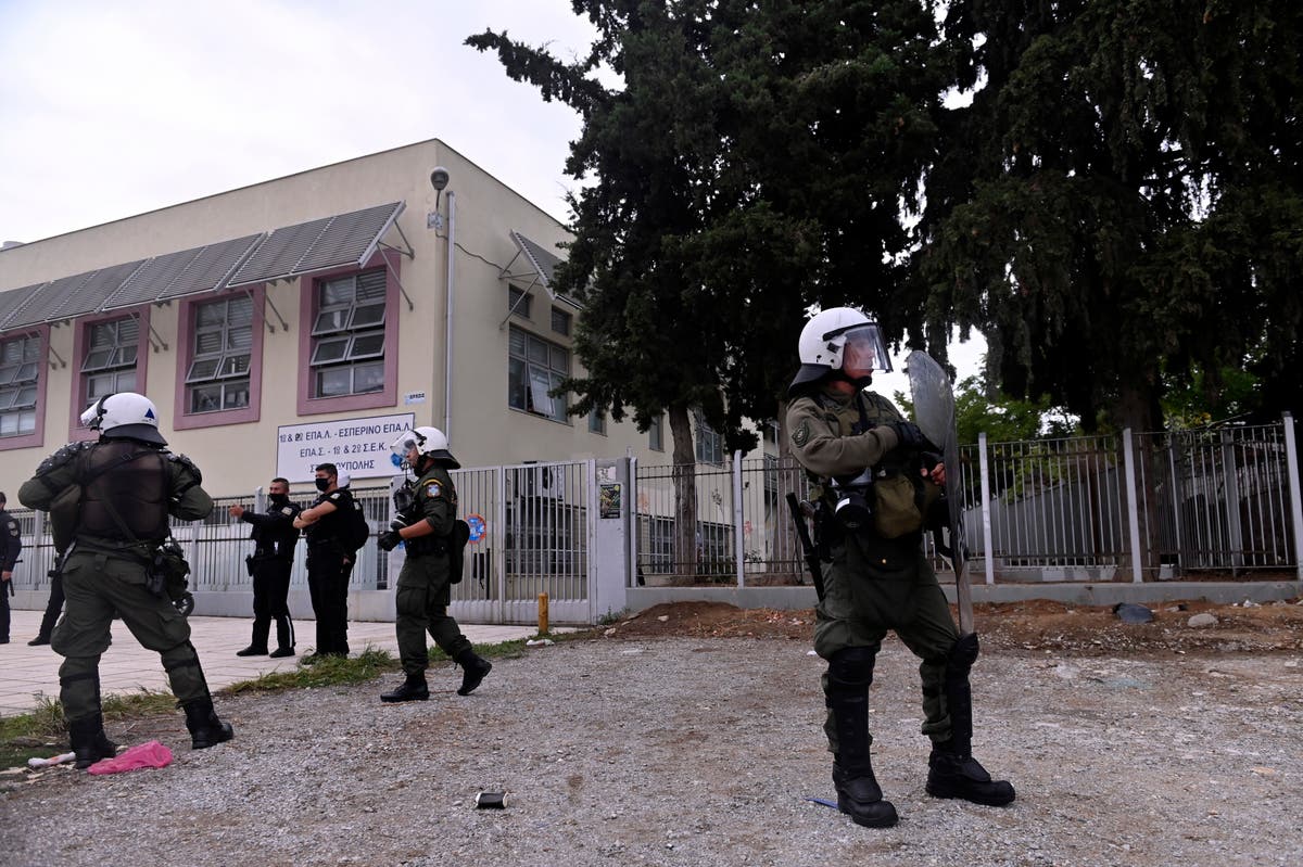 6 arrested at Greek school protest backed by far-right group