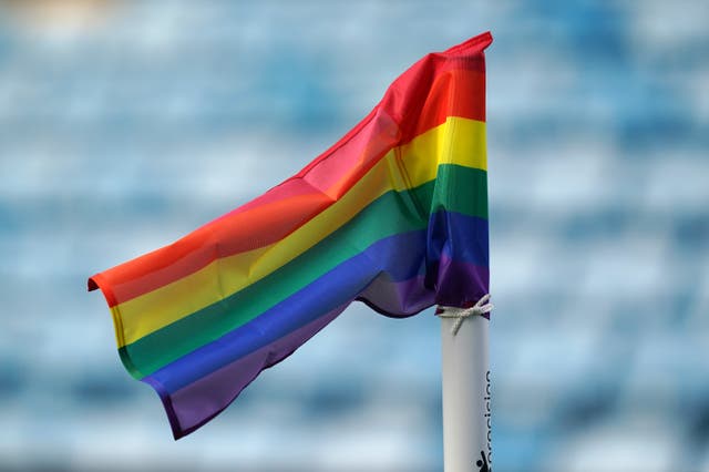 Football is continuing to fight against homophobia in the sport. (John Walton/PA)