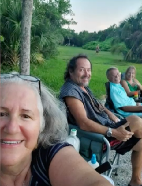 Campers at the Fort De Soto Park in Pinellas County, Florida, believe they may have captured Brian Laundrie walking in the background of a selfie