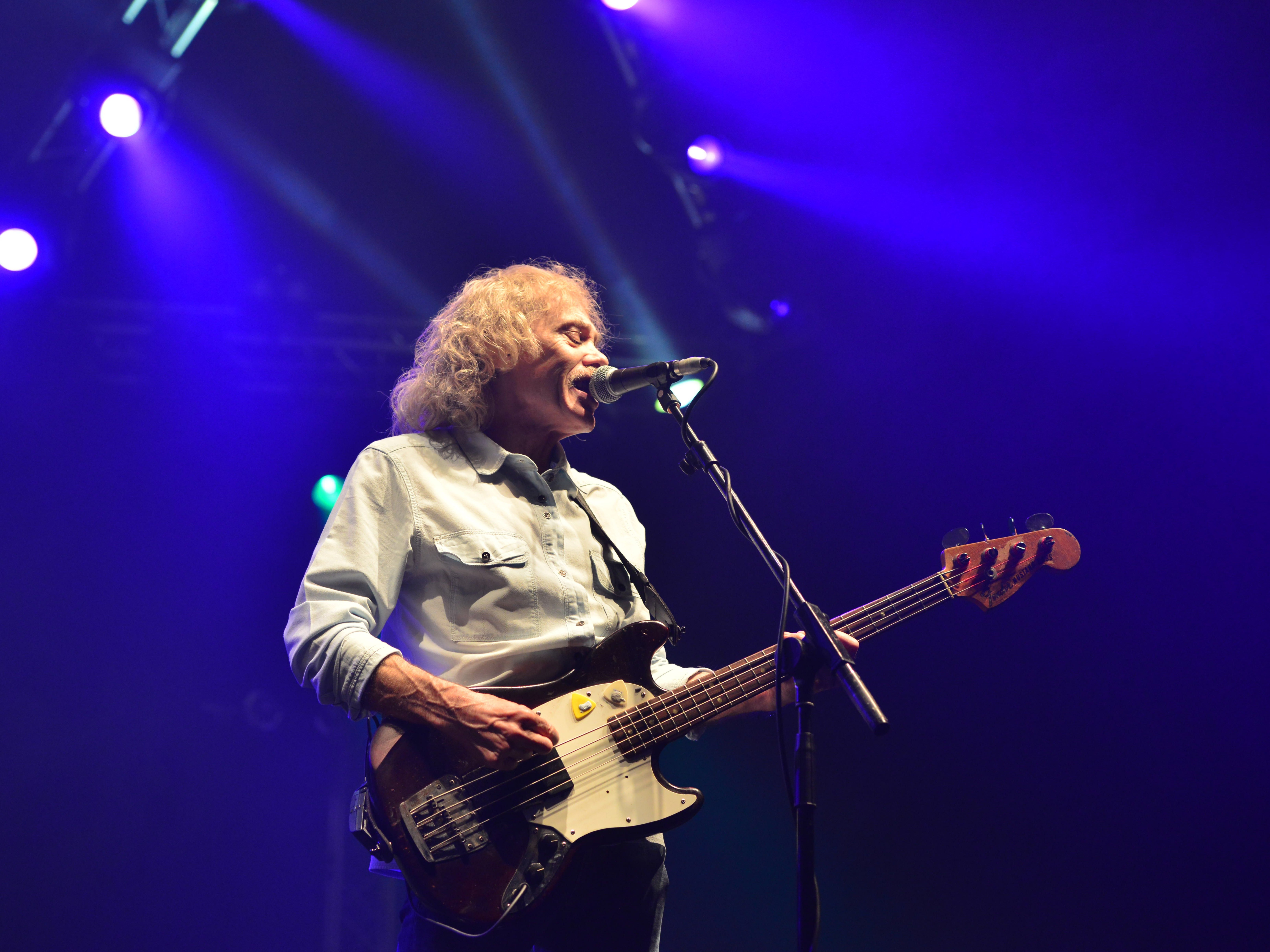 Lancaster performing live at Wembley Arena, London, in March 2013
