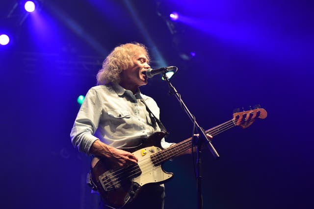<p>Lancaster performing live at Wembley Arena, London, in March 2013</p>