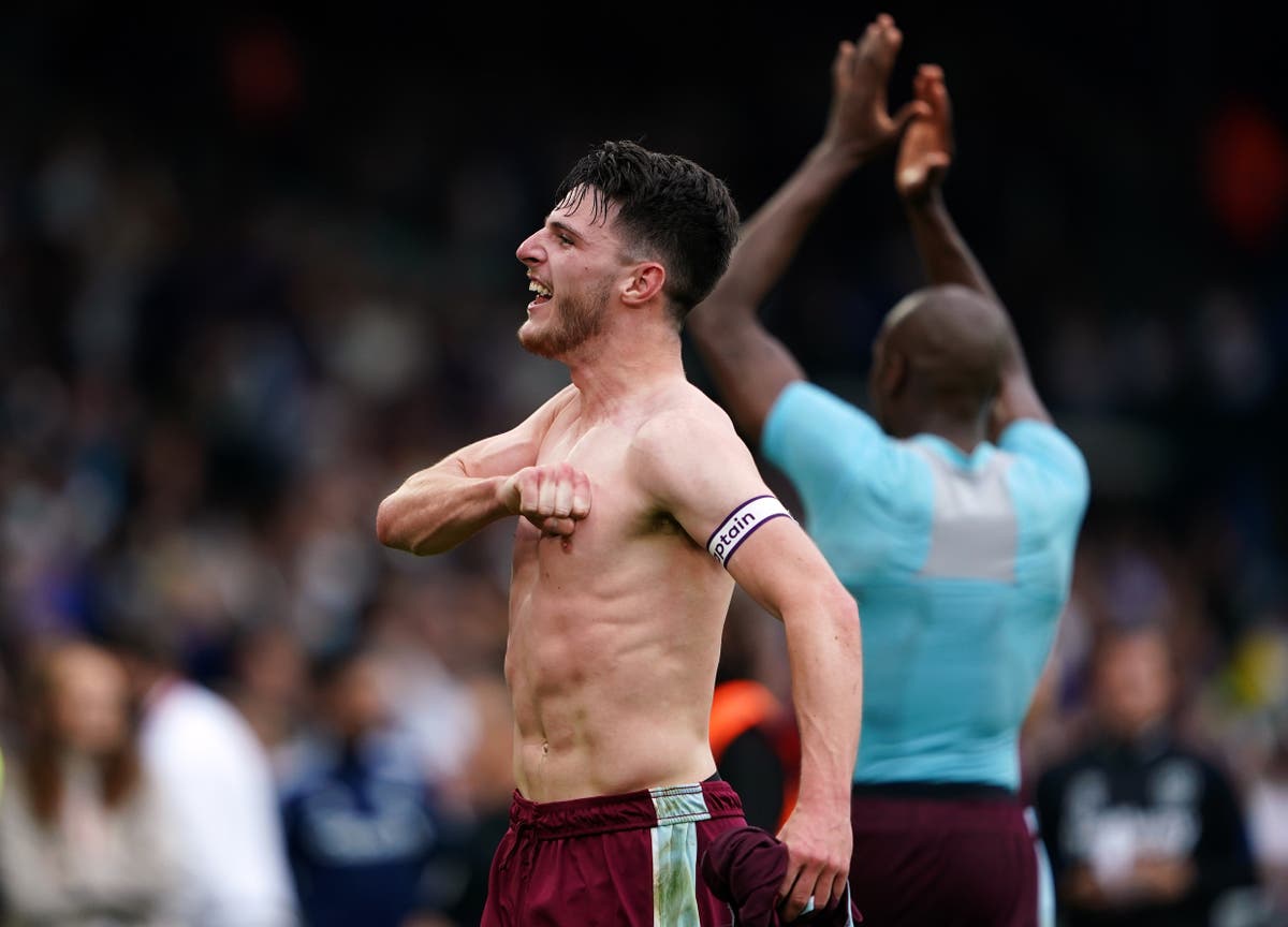 I love playing for this team – Declan Rice reaffirms commitment to West Ham