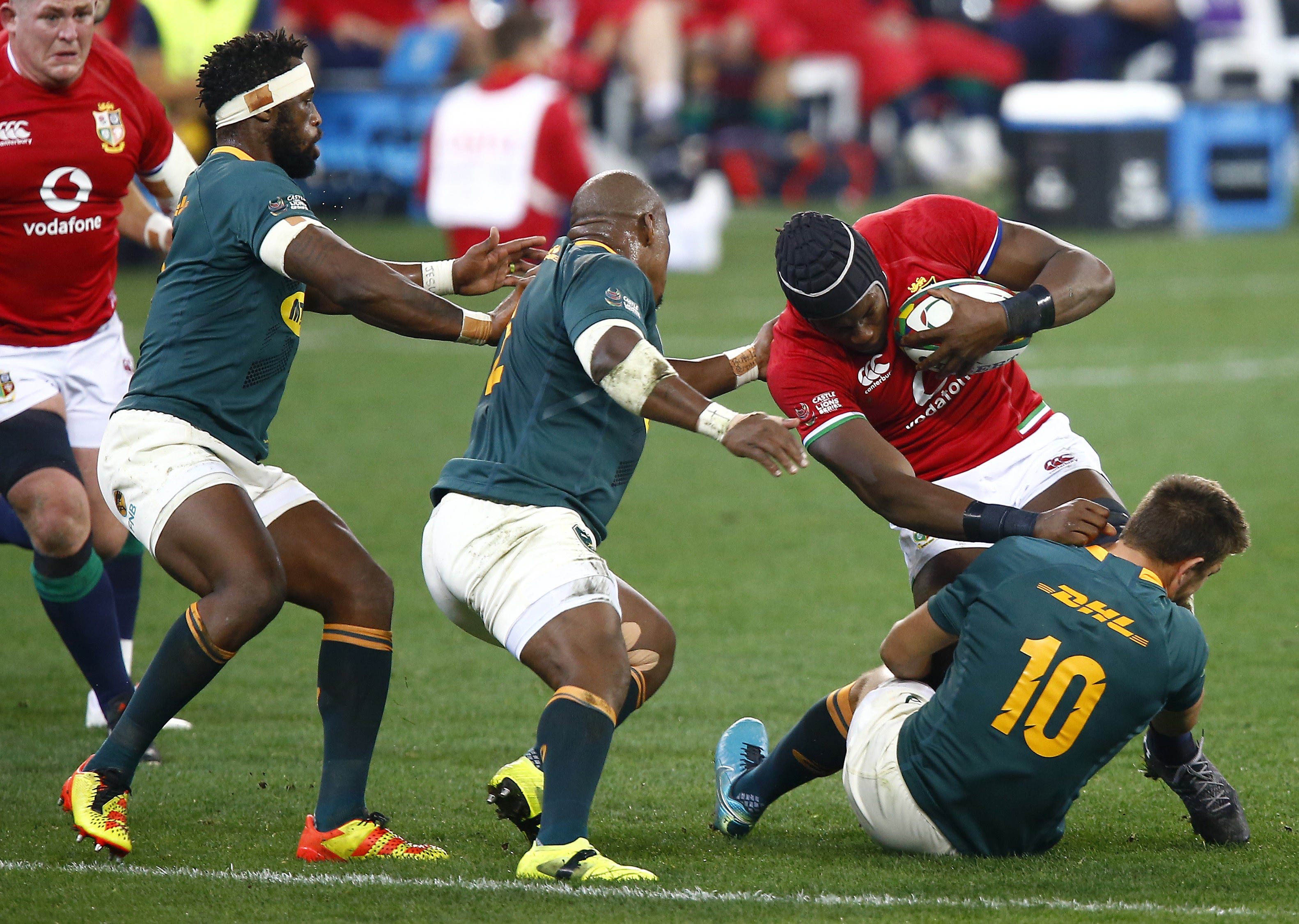 Maro Itoje was everpresent for the British and Irish Lions in South Africa (Steve Haag/PA)