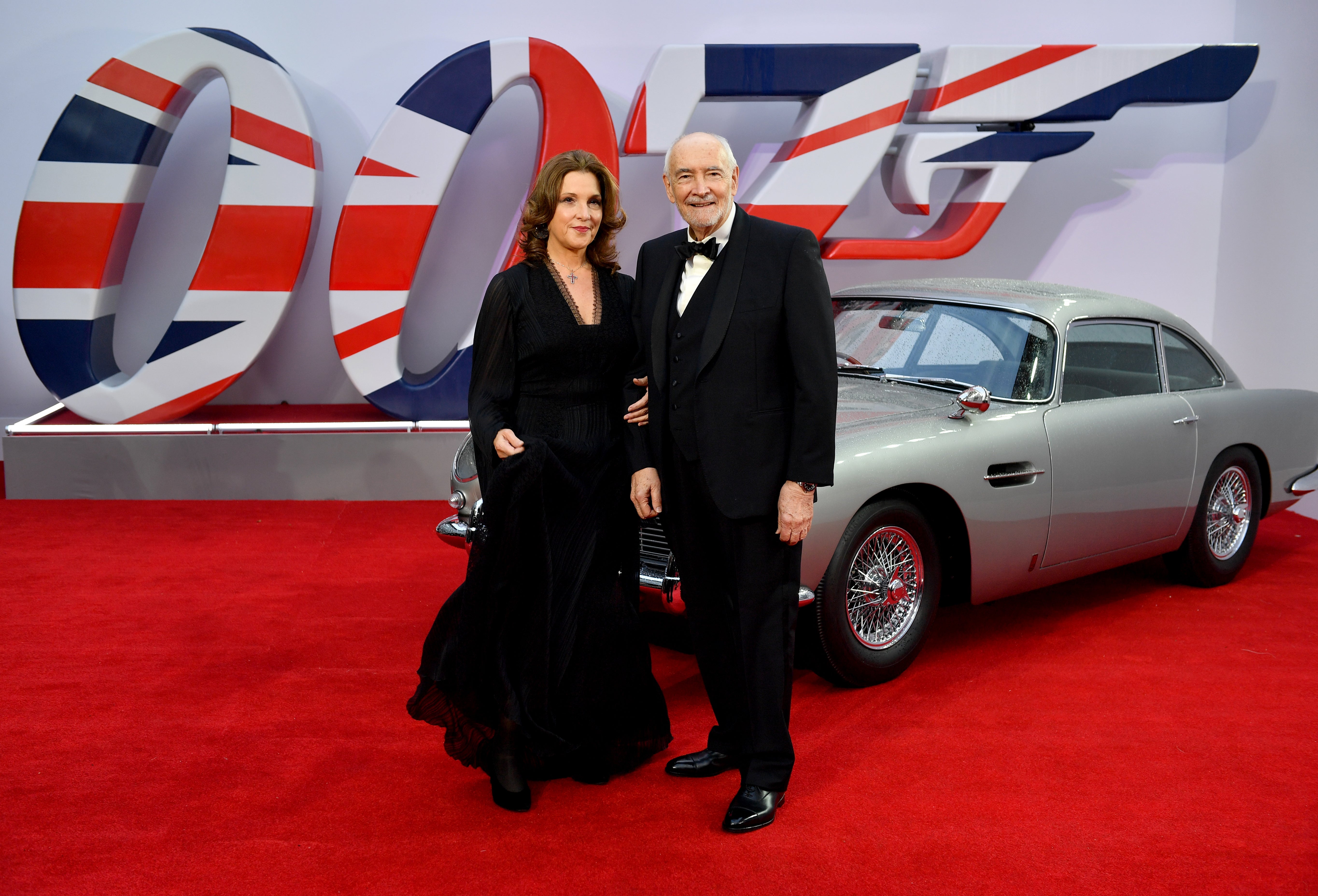 Bond producers Barbara Broccoli and Michael G Wilson at the ‘No Time to Die’ premiere in London on Tuesday