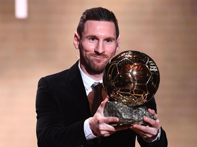 Messi has won the Ballon d’Or on a record six occasions