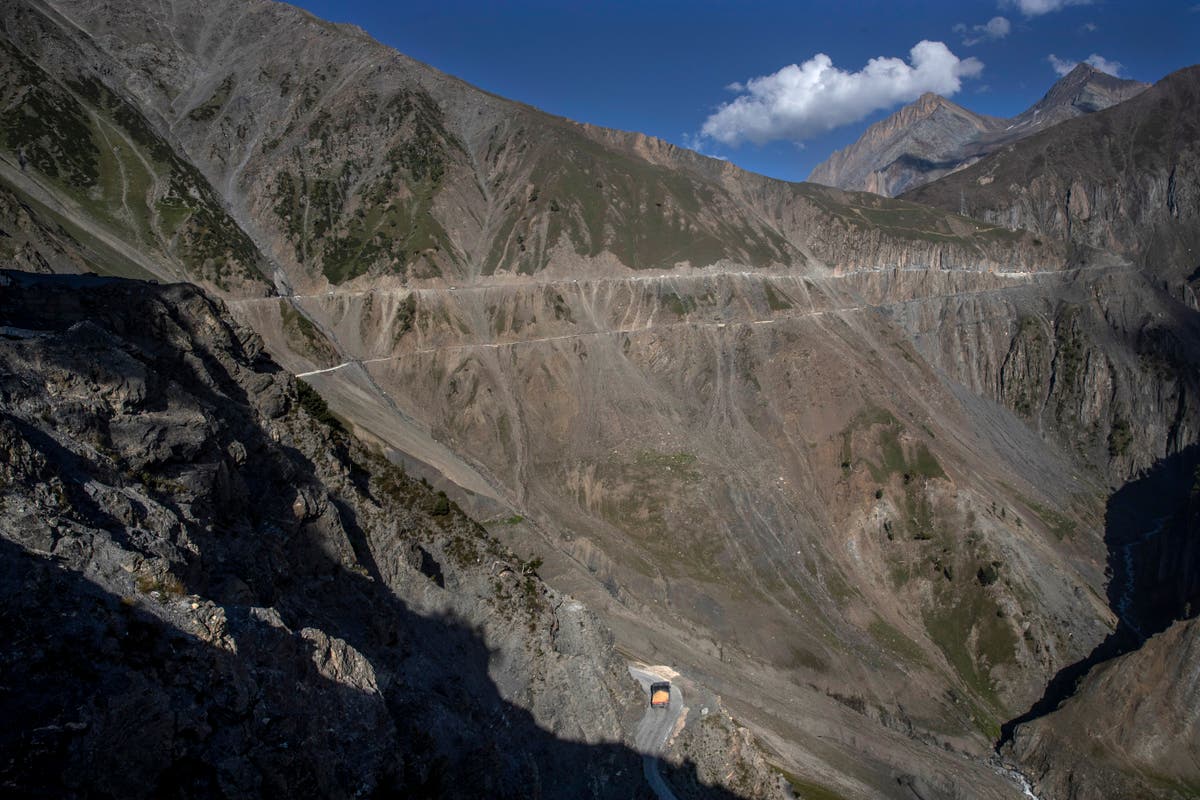 AP PHOTOS: India builds strategic tunnel project in Kashmir