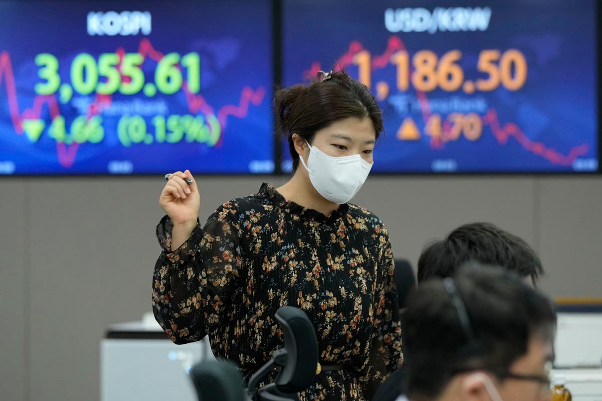 Asian shares mostly gain after mixed session on Wall Street