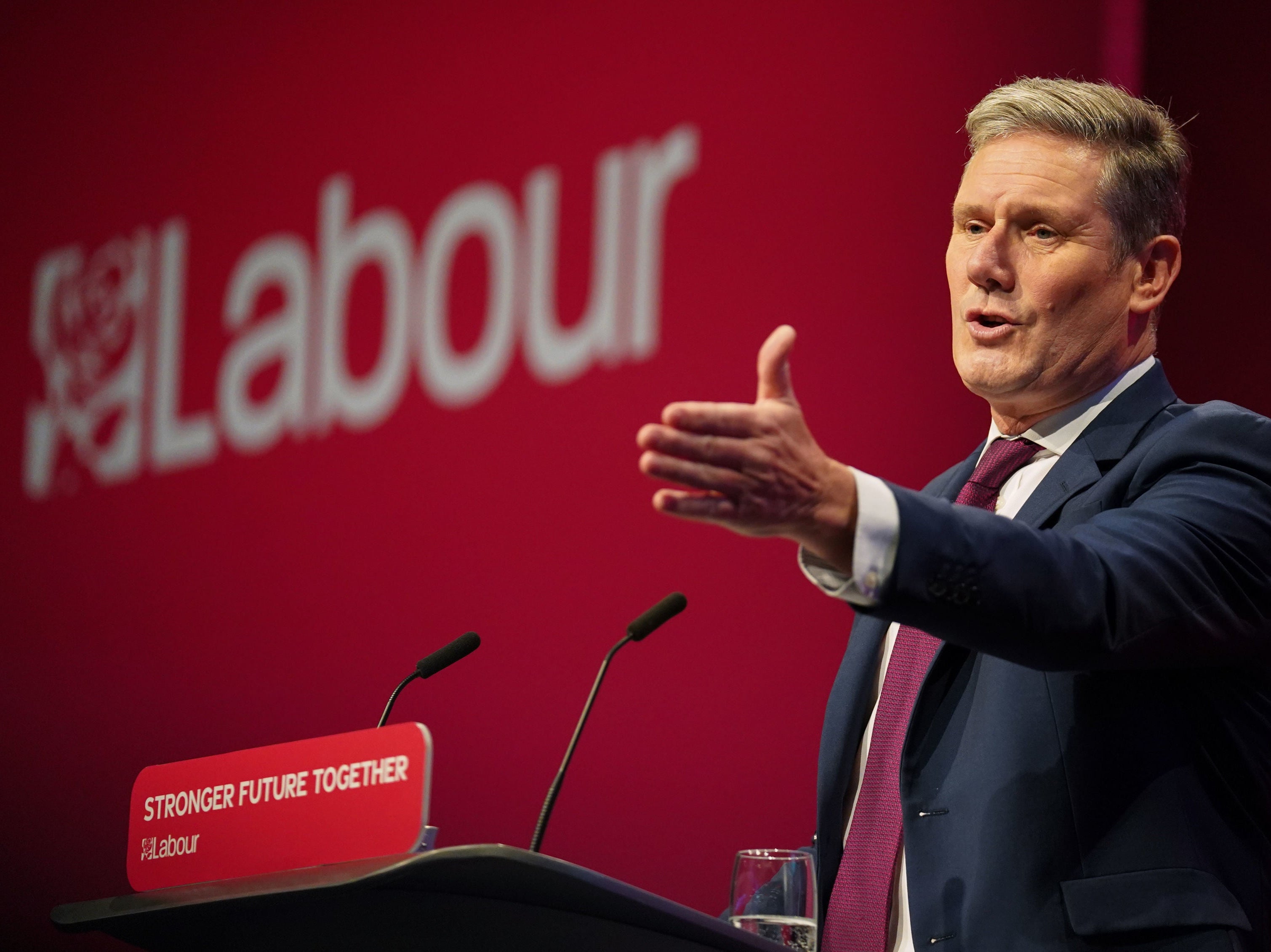 Starmer listed the party’s achievements under Blair-Brown in his conference speech